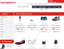 Tablet Screenshot of lebonphone.fr